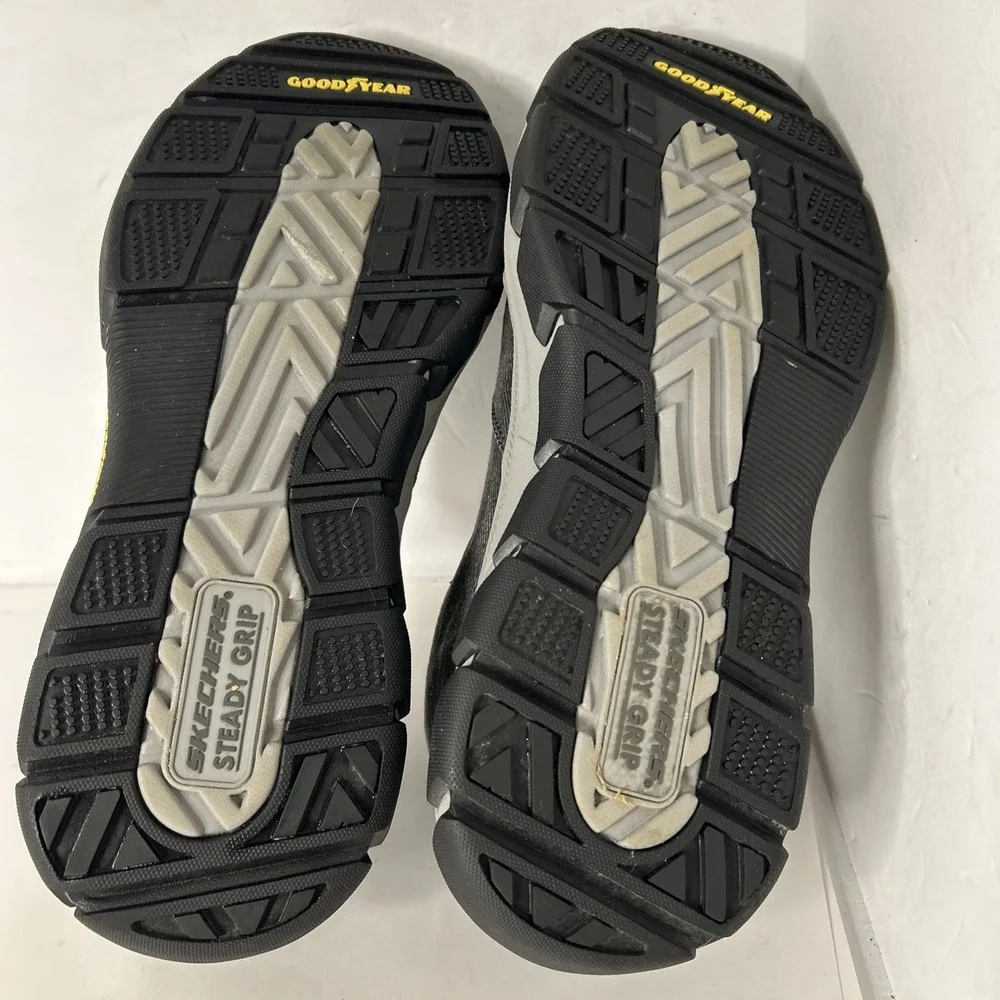 SKECHERS Men's Sz. 11.5  Gray Relax Fit Respected-Fallston‎ Slip-on NWOB